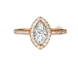 Vogue Crafts and Designs Pvt. Ltd. manufactures Vintage Rose Gold Ring at wholesale price.
